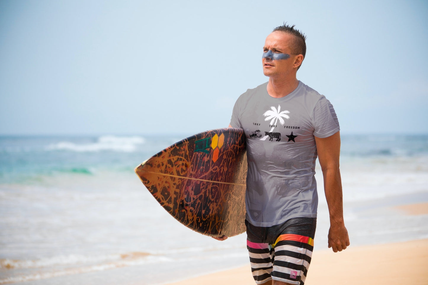 Surf. Turf. Freedom. T-Shirt