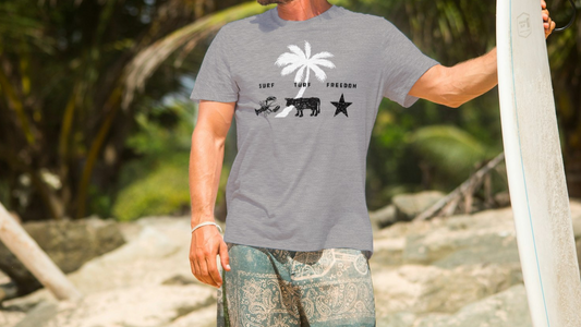 Surf. Turf. Freedom. T-Shirt